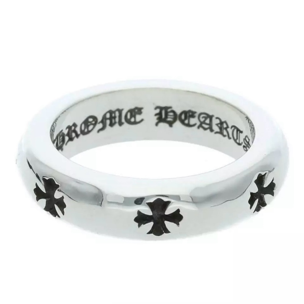 Chrome Hearts Negative CH Plus Ring Silver